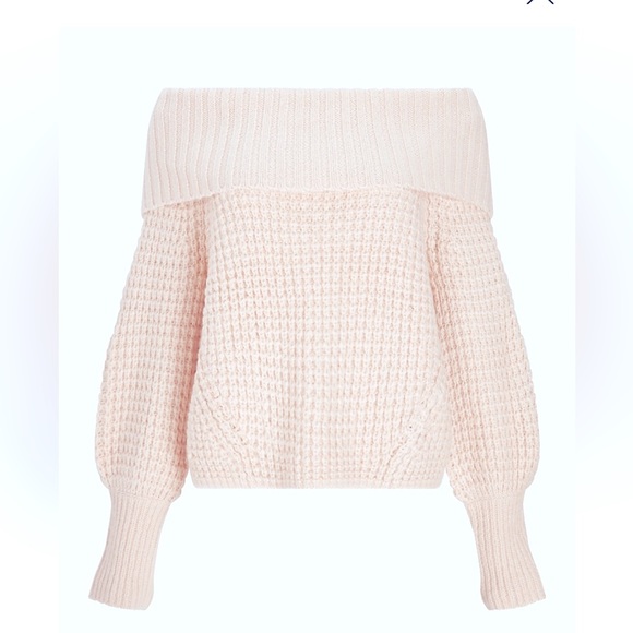 Women’s Express off the shoulder Sweater!!!! 🤍🔥 - Picture 5 of 11